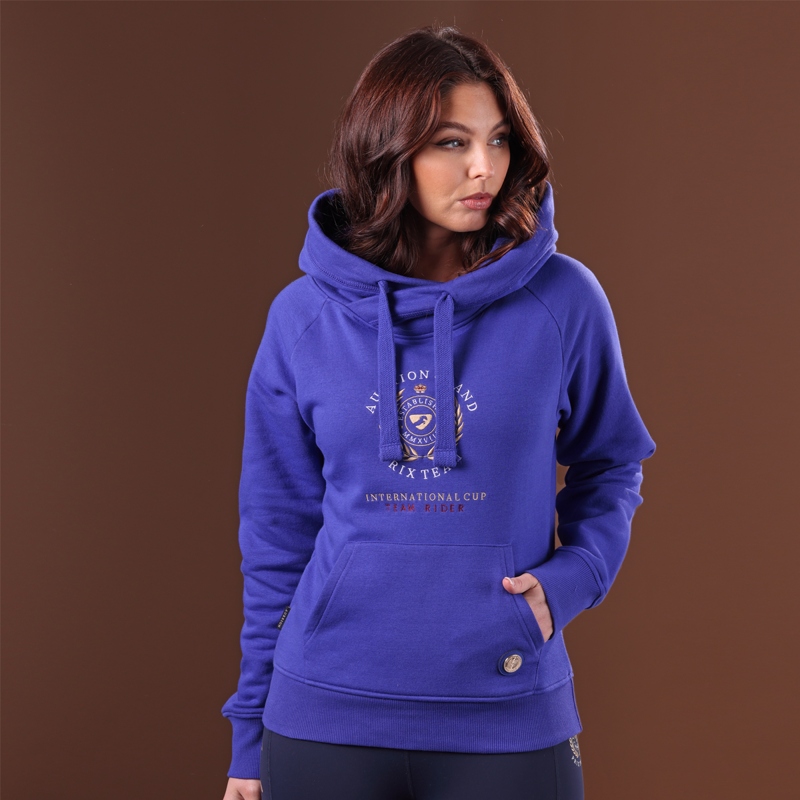 Aubrion Team Hoodie - Blue-5